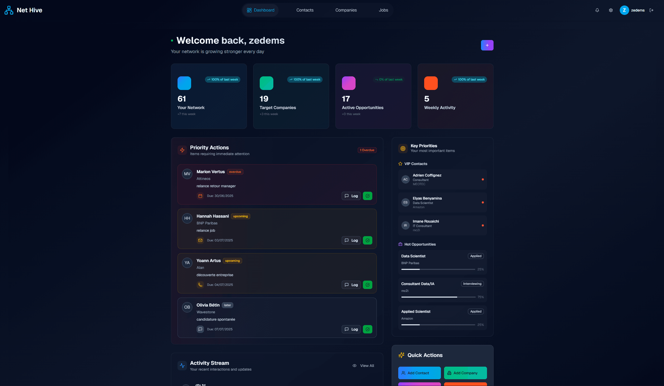 NetHive - Personal Networking tool - media 1